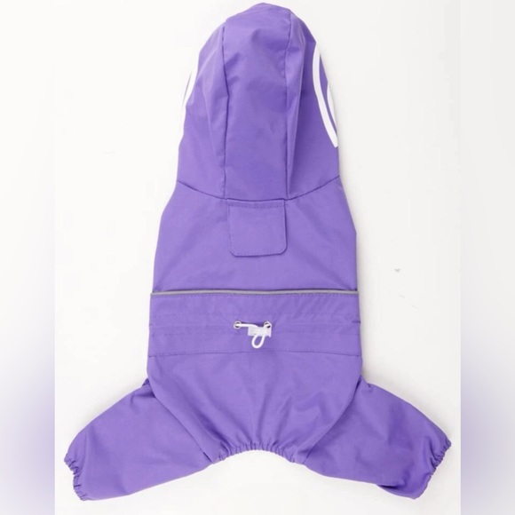 Purple dog rain jacket - Size Large, new with tags - Picture 2 of 2